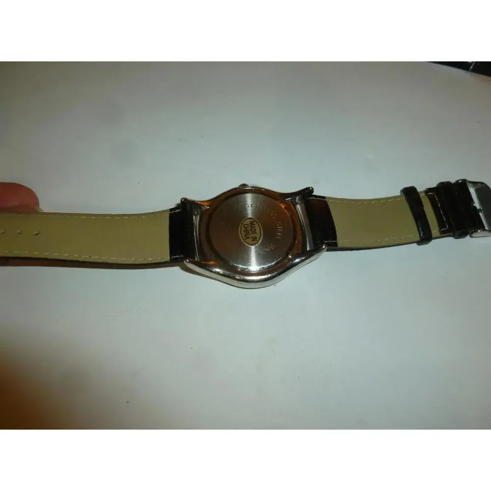 London ‎ Mens Quartz Watch Silver Tone Stainless